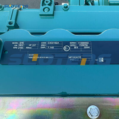 D7E L120GZ πλήρης συναρμολόγηση κινητήρα ντίζελ φορτωτή