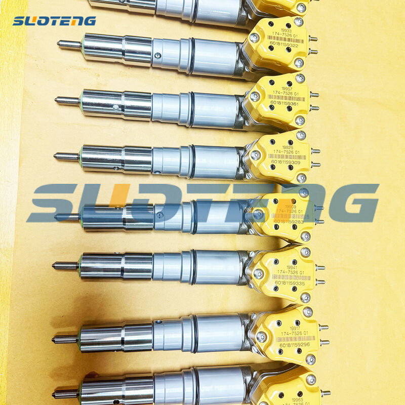 174-7526 1747526 Ενέκτη καυσίμου Ενέκτη κοινού σιδηροτροχίου για 3408 μέρη κινητήρα