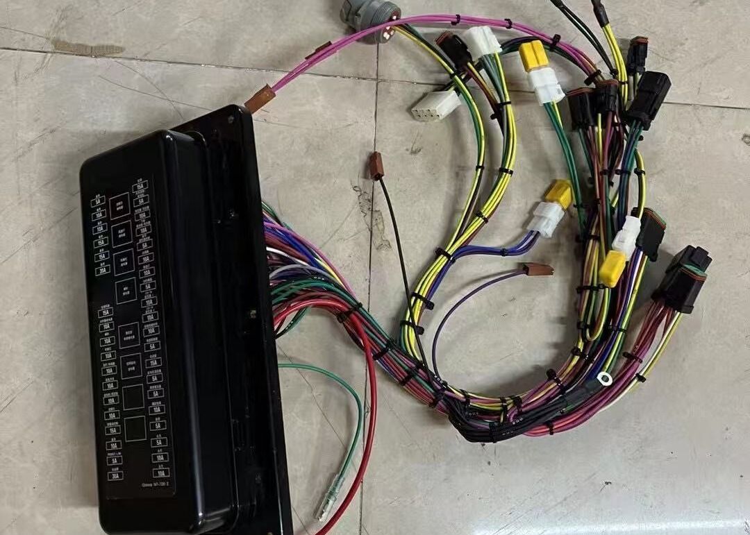 183-1000 Fuse Box 163-6740 with Wiring Harness for E320C Excavator